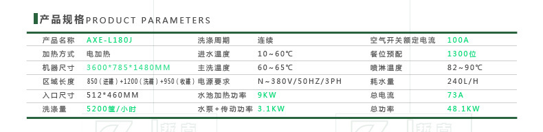 哲克洗碗機(jī)商用除菌帶消毒節(jié)能單缸長(zhǎng)龍式洗杯機(jī)4400碟/時(shí)操作