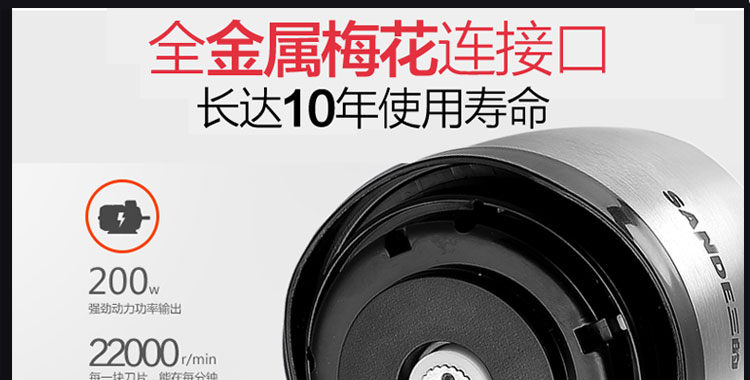 工廠直銷電動玻璃絞肉機家用電動多功能不銹鋼攪碎菜拌機商用家用