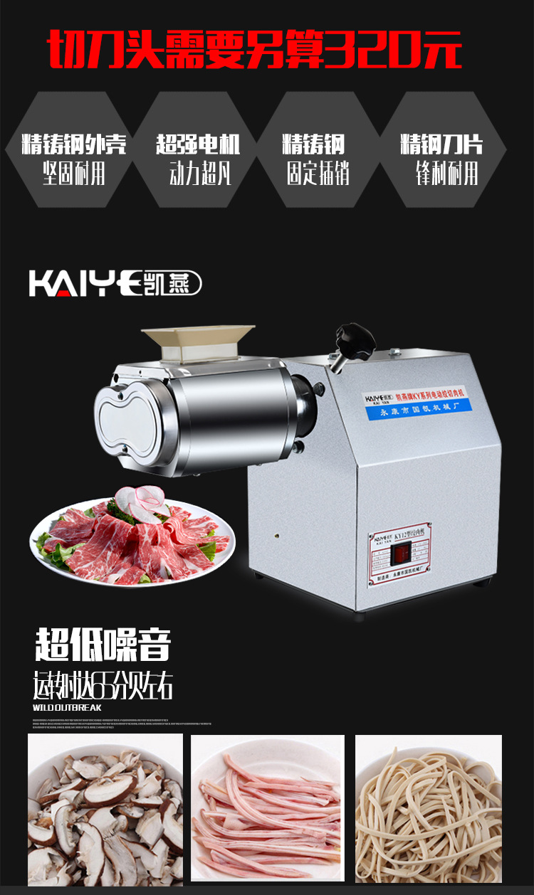 凱燕牌12型絞肉機(jī)家用商用電動(dòng)多功能碎肉機(jī)超強(qiáng)動(dòng)力