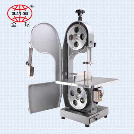 全球牌210商用臺式鋸骨機切骨機不銹鋼據(jù)骨機切排骨豬蹄凍肉機