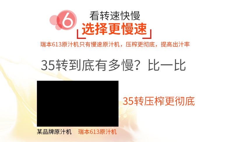 廠家直銷 瑞本多功能大口徑商用原汁機低慢速家用蔬菜水果榨汁機