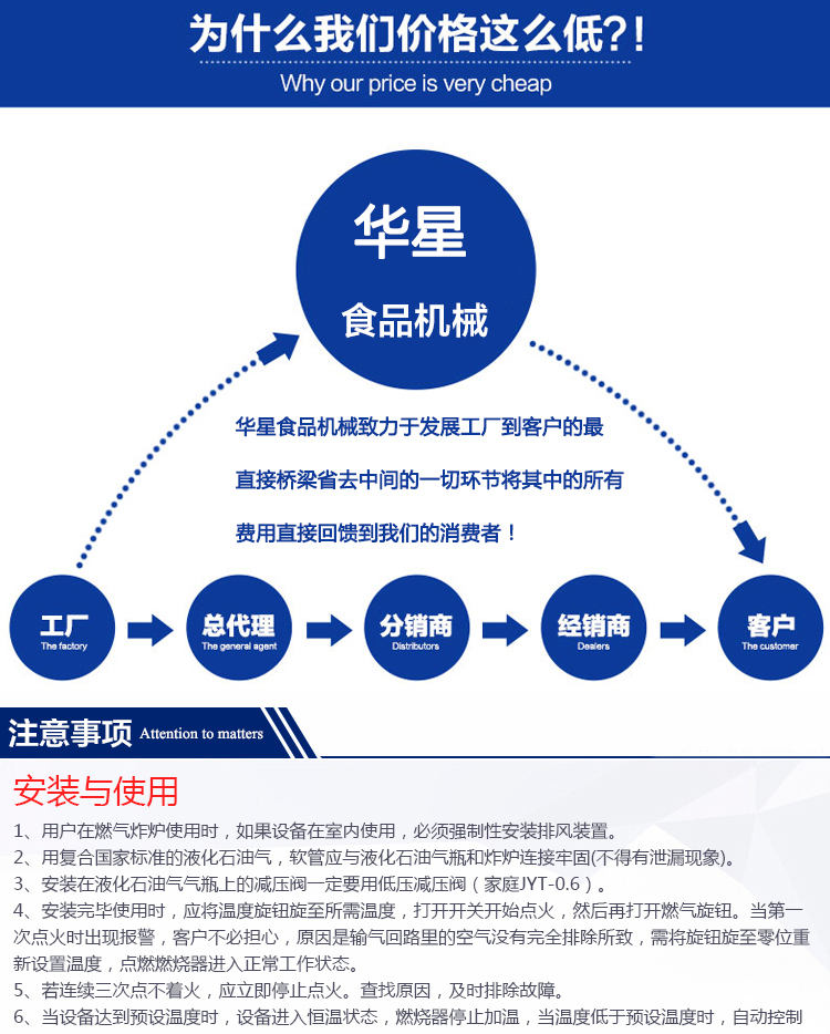 華星12型廠家直銷電炸爐設備加厚油盆電炸爐 商用單缸電炸爐