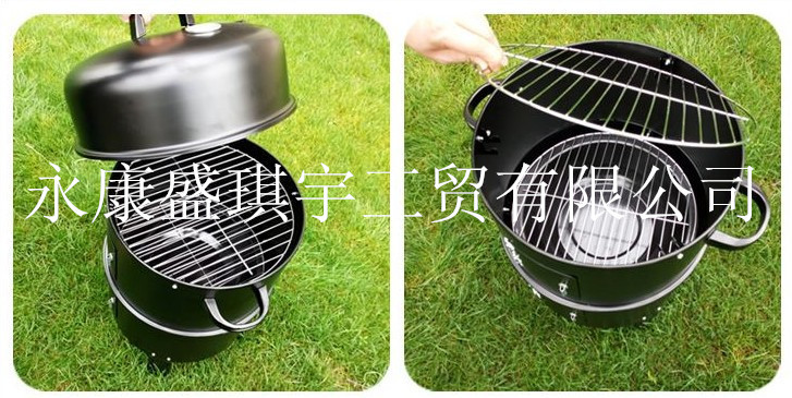 BBQ煙熏爐 三合一戶外燒烤爐 燒烤架 商用家用燒烤箱 熏肉爐