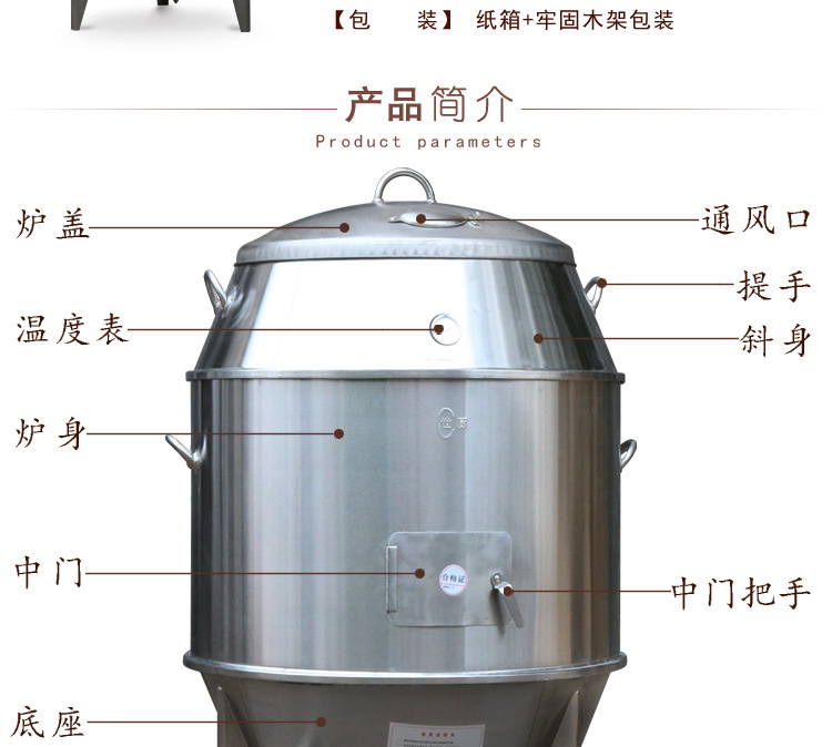 正品世廚雙層商用燃?xì)鉄Z爐煤氣烤鴨爐帶表燒雞爐烤箱燒鴨燒烤爐