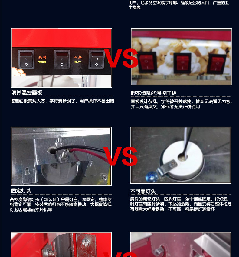 匯利豪華型 全自動(dòng)商用 爆米花機(jī) 臺(tái)式電動(dòng)電熱球形花形爆谷機(jī)器