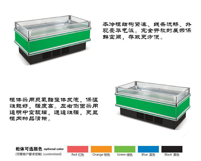 新品商用冰柜冷凍鮮肉餃子包子超市低溫單島臥式島柜保鮮冷藏設(shè)備