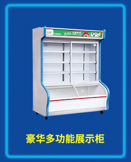 三層不銹鋼冰柜商用展示冰箱 冰柜玻璃門 冷藏超市冰柜批發(fā)