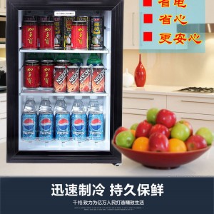 酒店家用小型冰箱 展示吧臺(tái)商用冰柜 啤酒飲品飲料柜家用冷柜