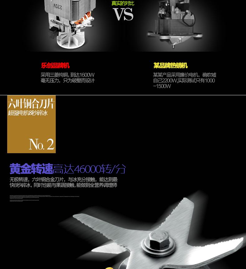 樂創(chuàng)商用沙冰機(jī)奶茶店冰沙刨冰碎冰攪拌榨汁機(jī)家用現(xiàn)磨五谷豆?jié){機(jī)