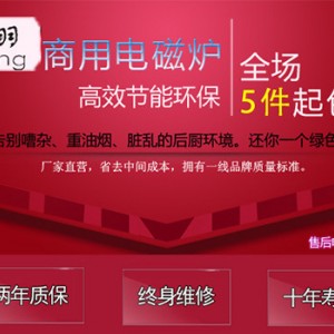 商用灶爐 不銹鋼廚房設備 現貨直銷煮湯煲飯專用電磁雙眼炒爐