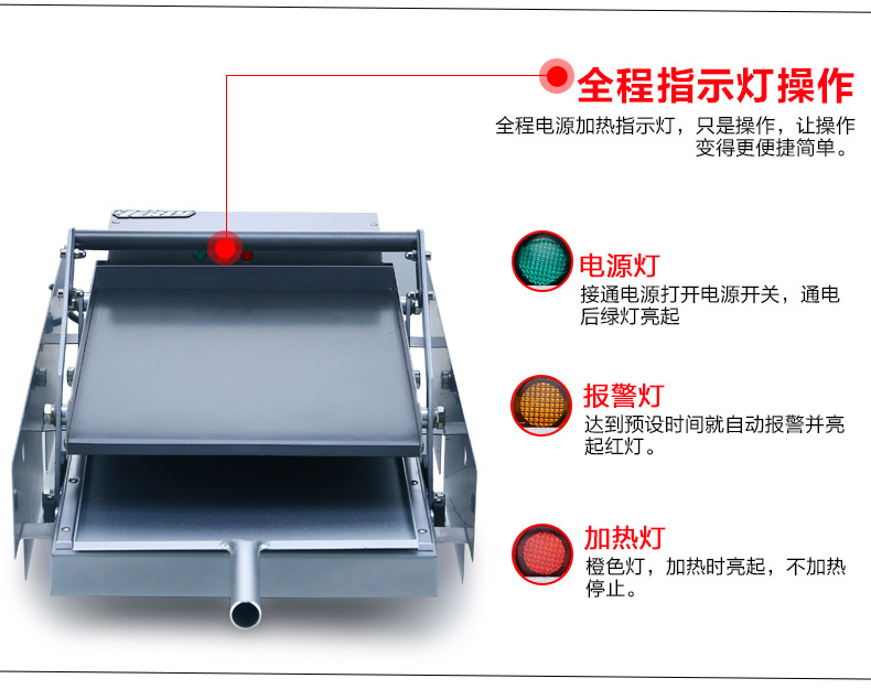 匯利HB-05雙層漢堡包機(jī)|烘漢堡包爐|烘漢堡機(jī)|烘包機(jī)商用酒店設(shè)備