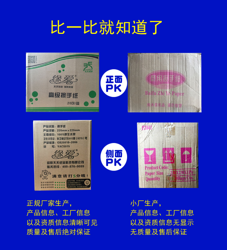 緣愛(ài)批發(fā)加厚三折擦手紙廚房吸油用紙抽紙酒店廁所衛(wèi)生紙多省包郵