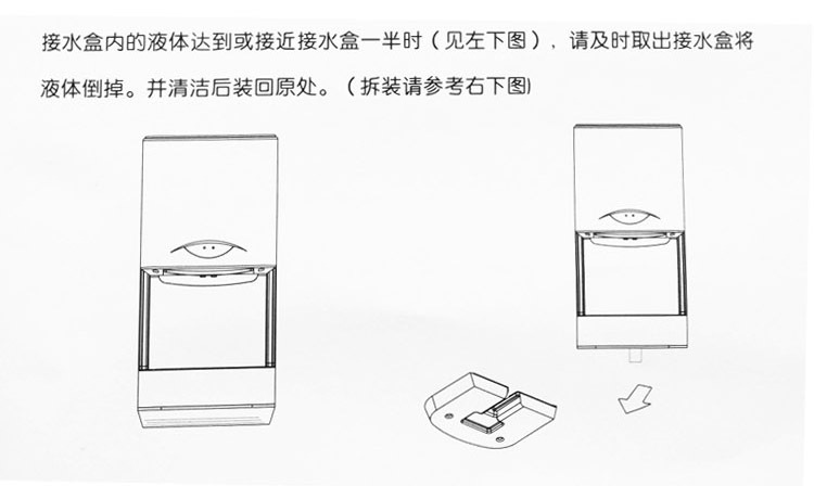 干-接水盒清潔