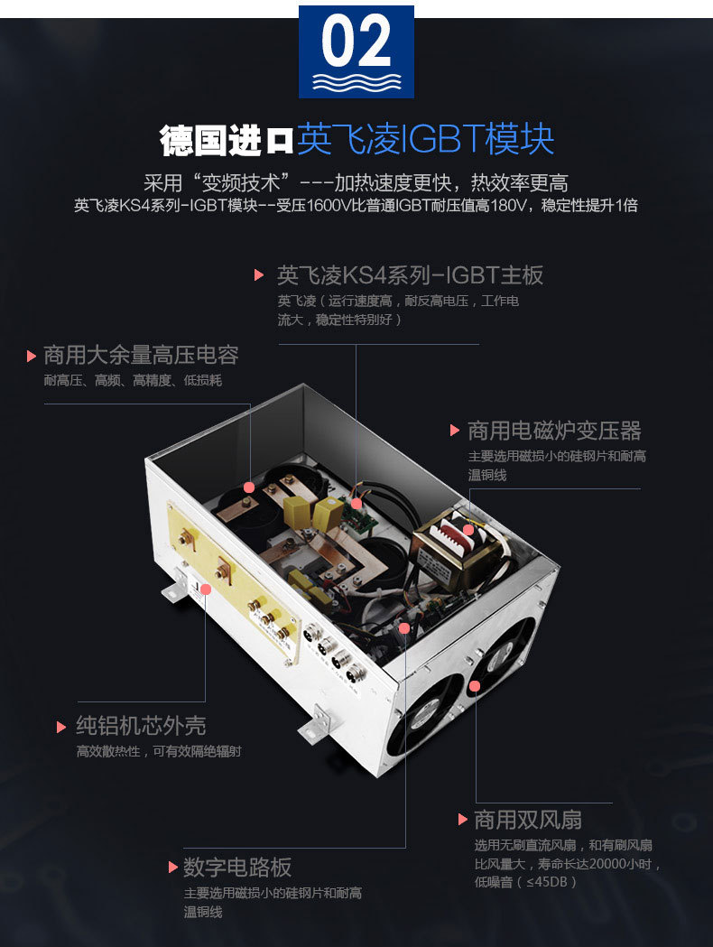 商業(yè)電磁爐商用電磁煲仔爐六頭煲仔飯機(jī)2.5kw電磁煲仔爐電磁加熱