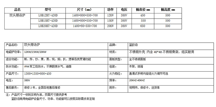 商用電磁爐雙頭矮湯爐 大功率電磁爐 矮仔爐煲湯爐 環保節能