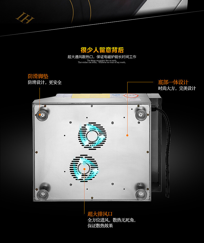 FEST 商用電磁爐5000w平面 大功率電磁炒爐5KW 臺式平湯爐磁控灶