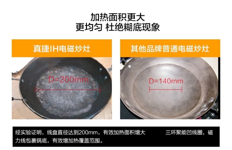 防爆玻璃面板大功率商用臺式凹面電磁爐 數碼顯示凹型電磁爐灶