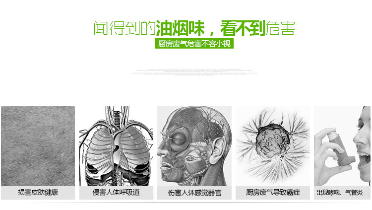 帶有圓管篦子排煙罩優質排煙罩不銹鋼商用排煙罩