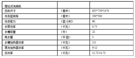 提拉式洗碗機(jī)